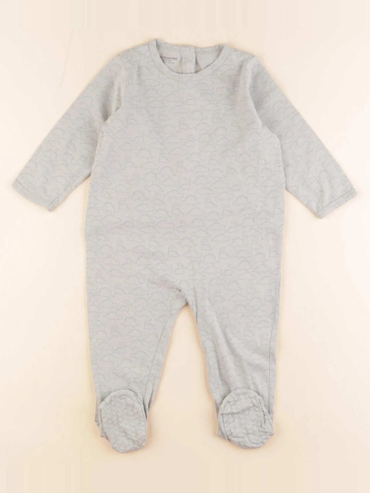 Vertbaudet - pyjama coton vert - 18 mois