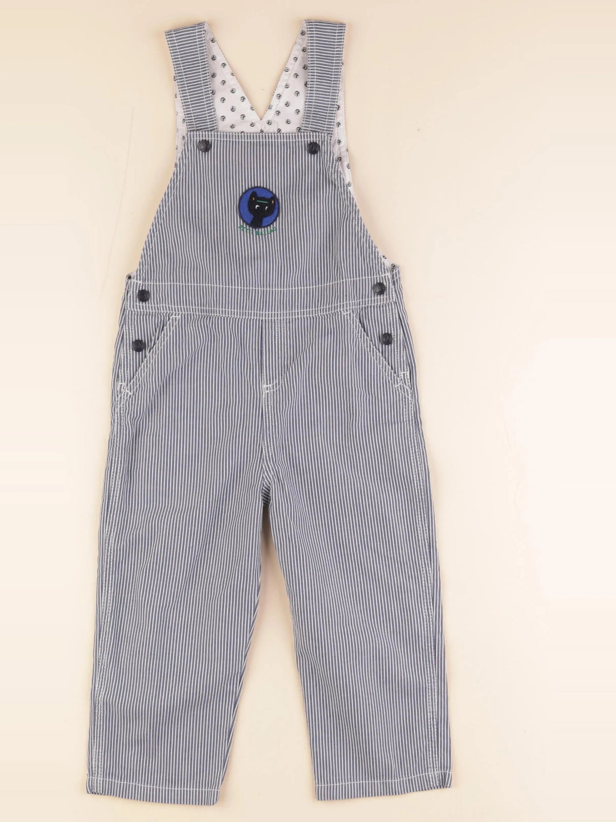 Petit Bateau - salopette bleu - 36 mois