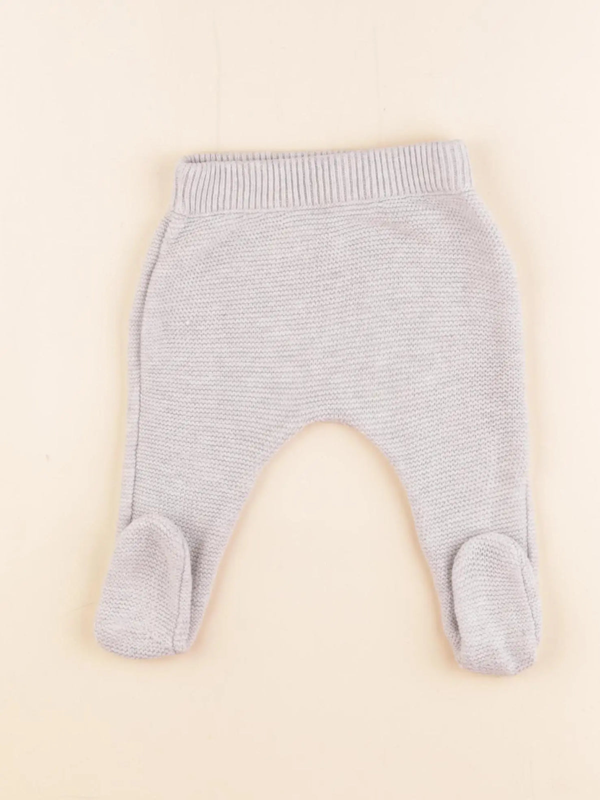 Vertbaudet - jegging gris - 6 mois