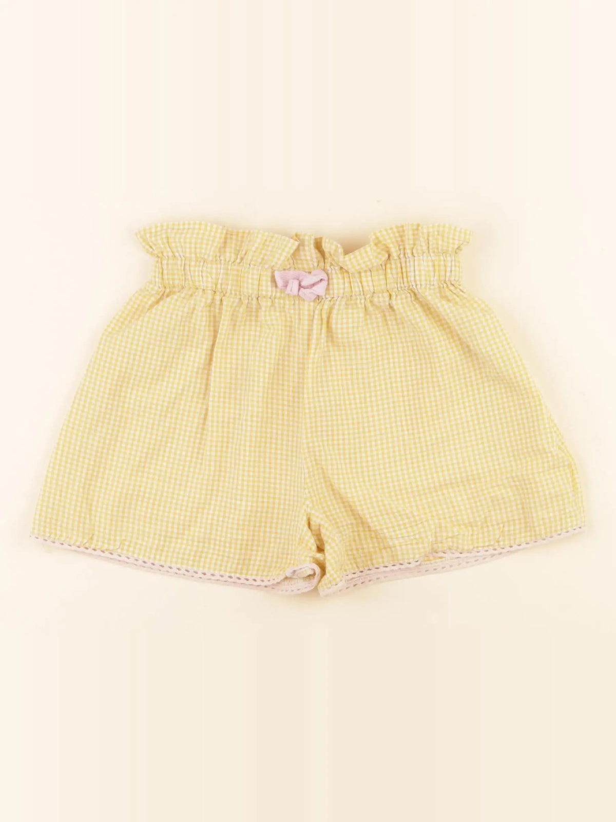 Monoprix - short jaune - 6 ans