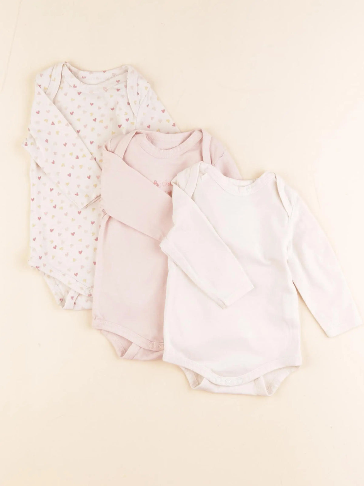 Tape à l'oeil - lot de 3 bodies en coton multicolore - 3 mois