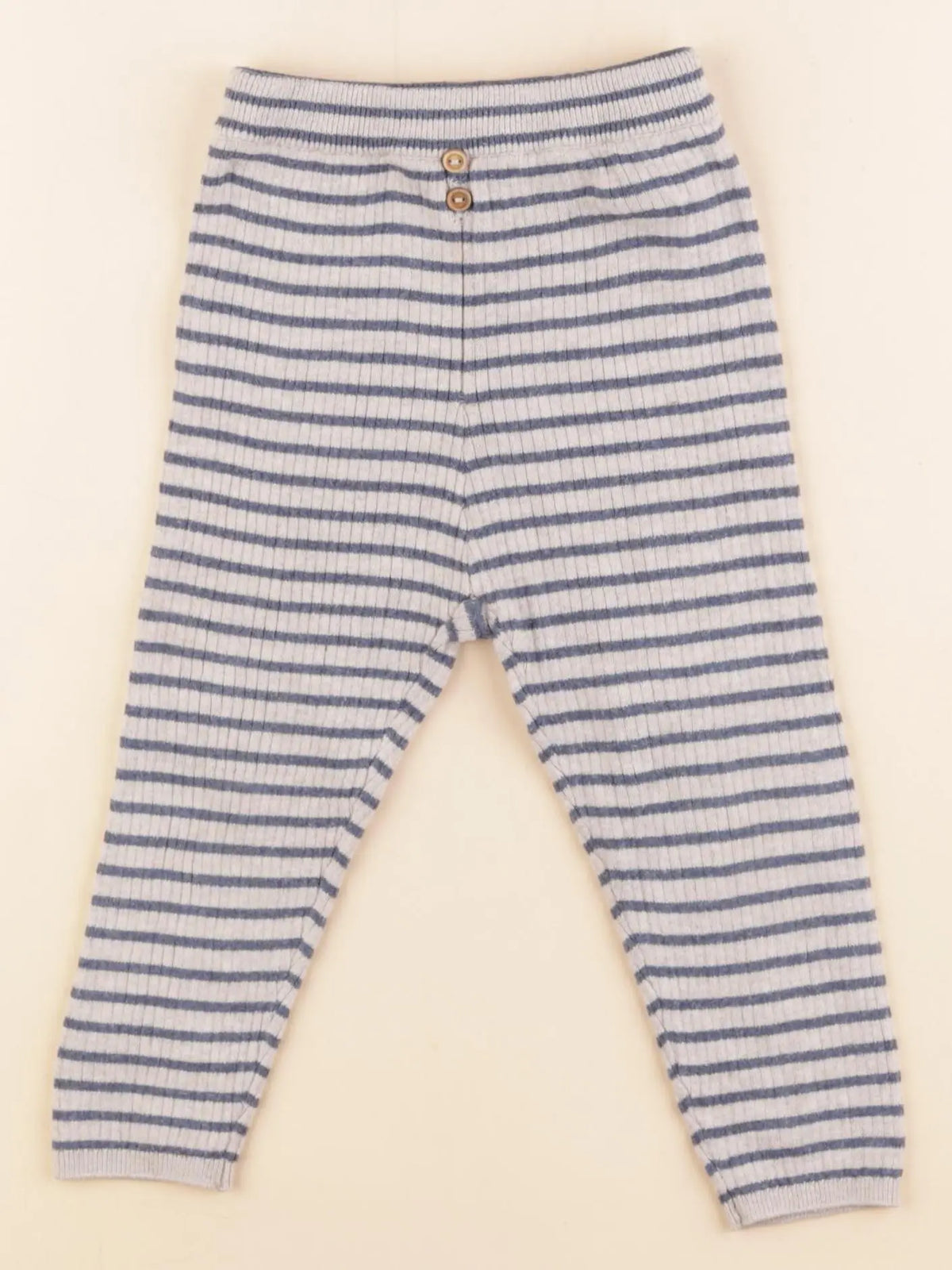 Zara - legging bleu, gris - 12/18 mois