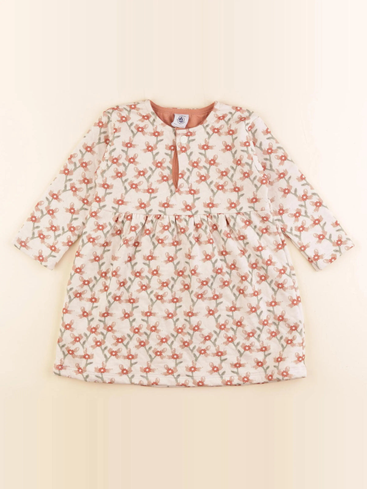 Petit Bateau - robe multicolore - 24 mois