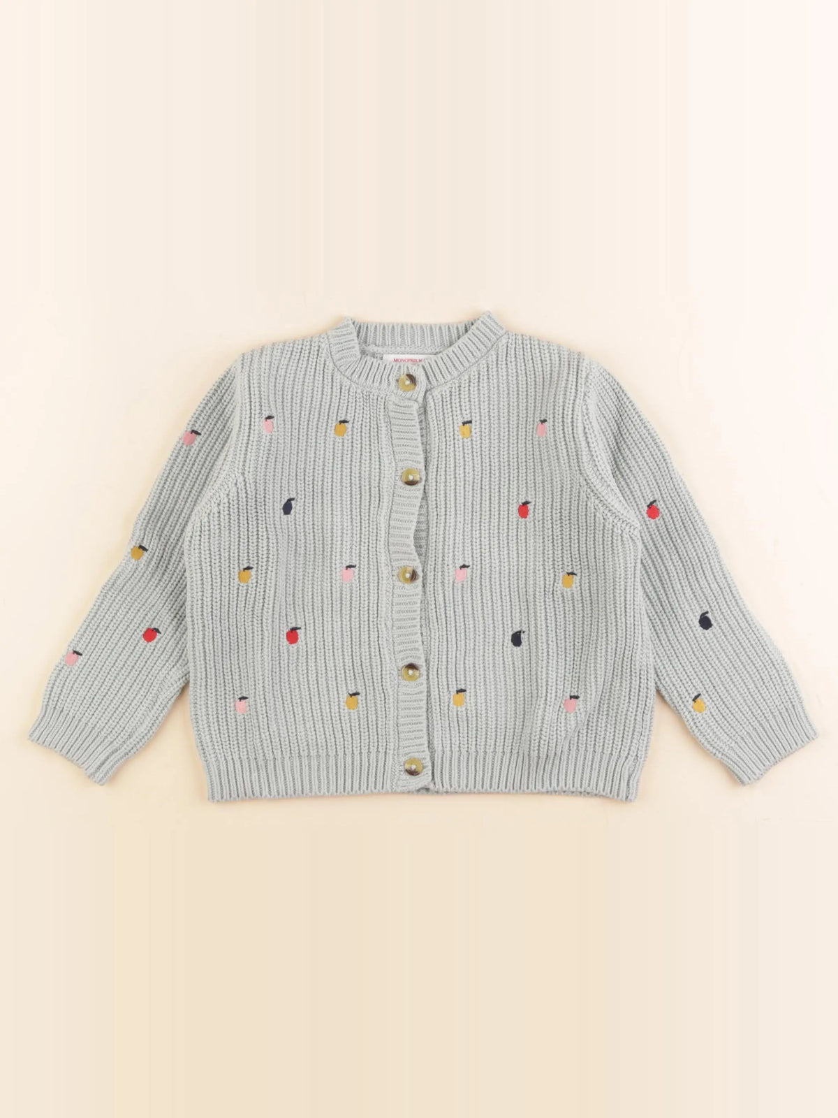 Monoprix - gilet multicolore - 4 ans