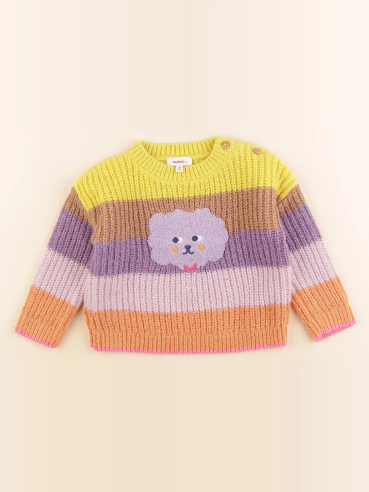 Catimini - pull multicolore - 18 mois