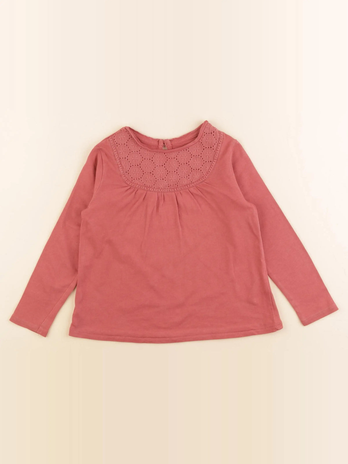 Vertbaudet - tee-shirt rose - 4 ans
