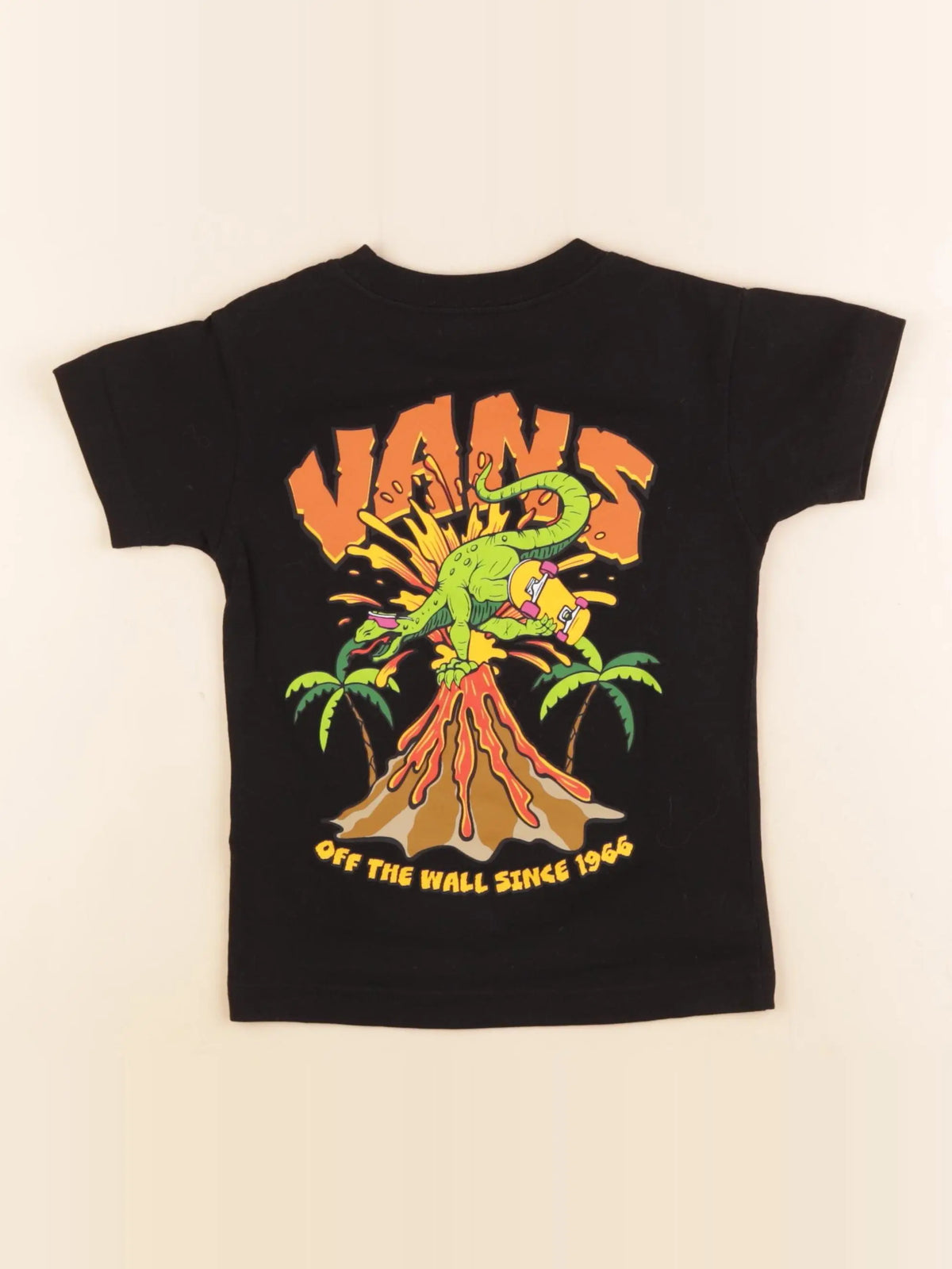 Vans - tee-shirt imprimé au dos noir - 2 ans