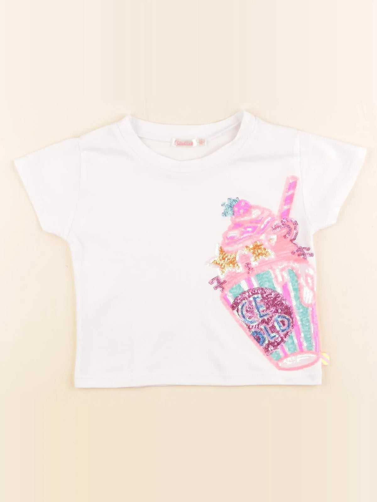 Billie Blush - tee-shirt blanc - 3 ans