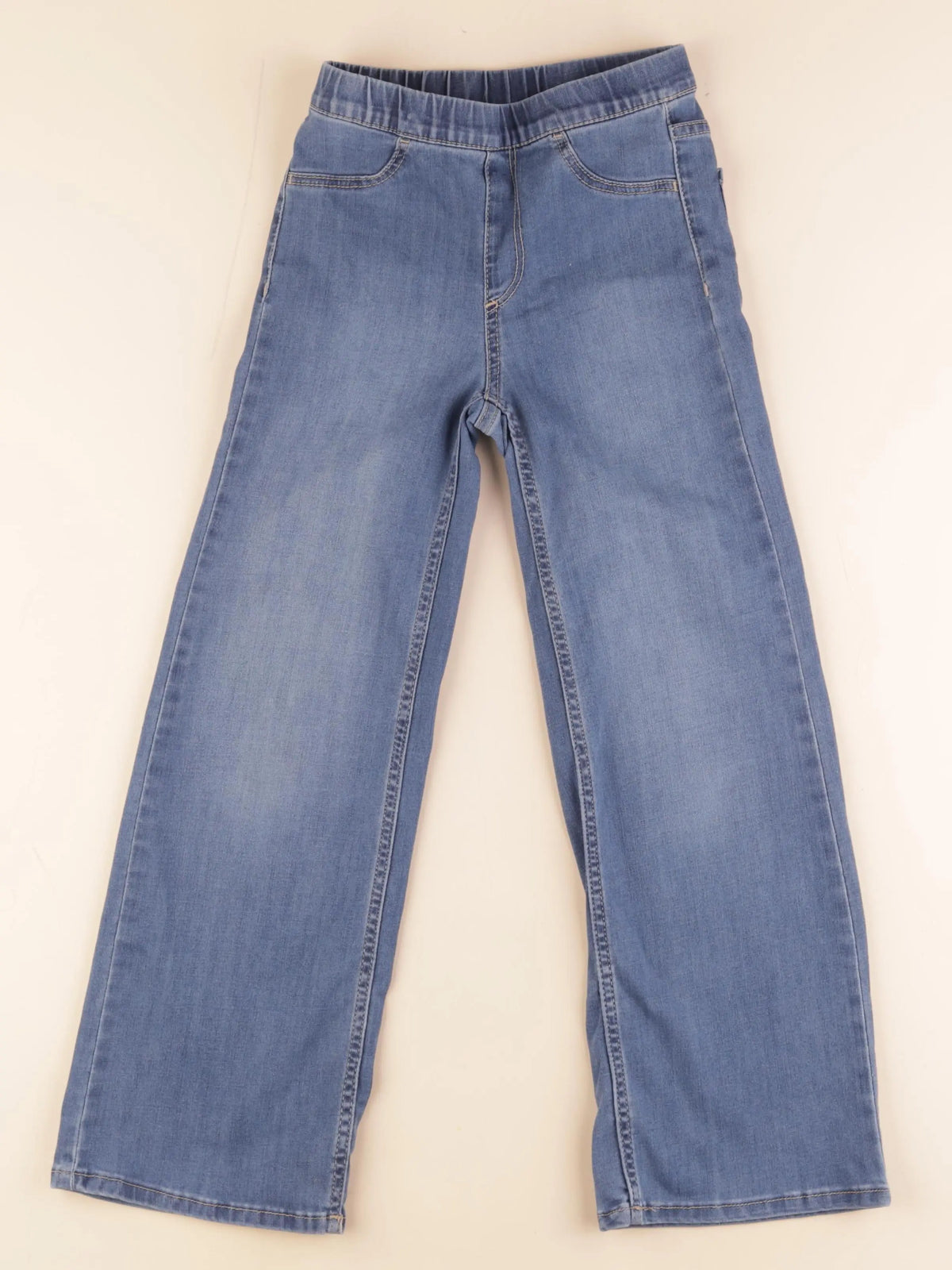 H&M - jegging bleu - 7/8 ans