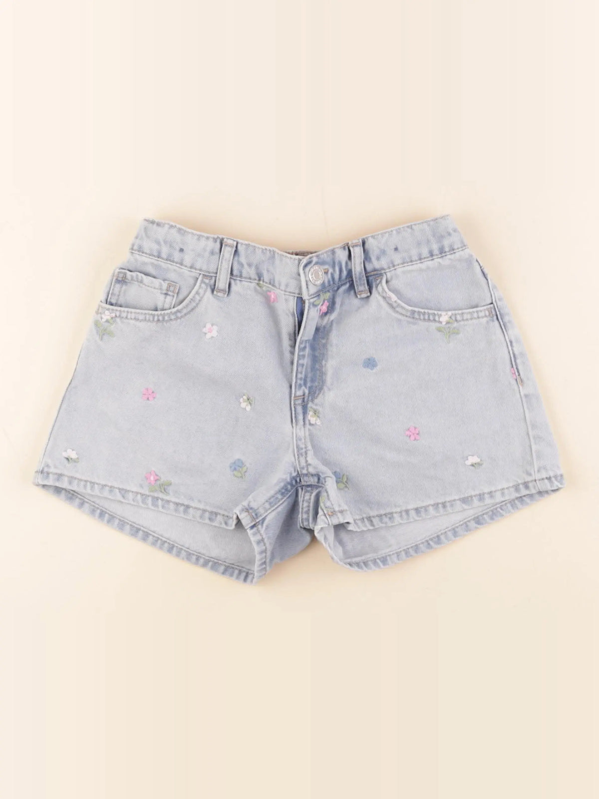 H&M - short bleu, multicolore - 7/8 ans