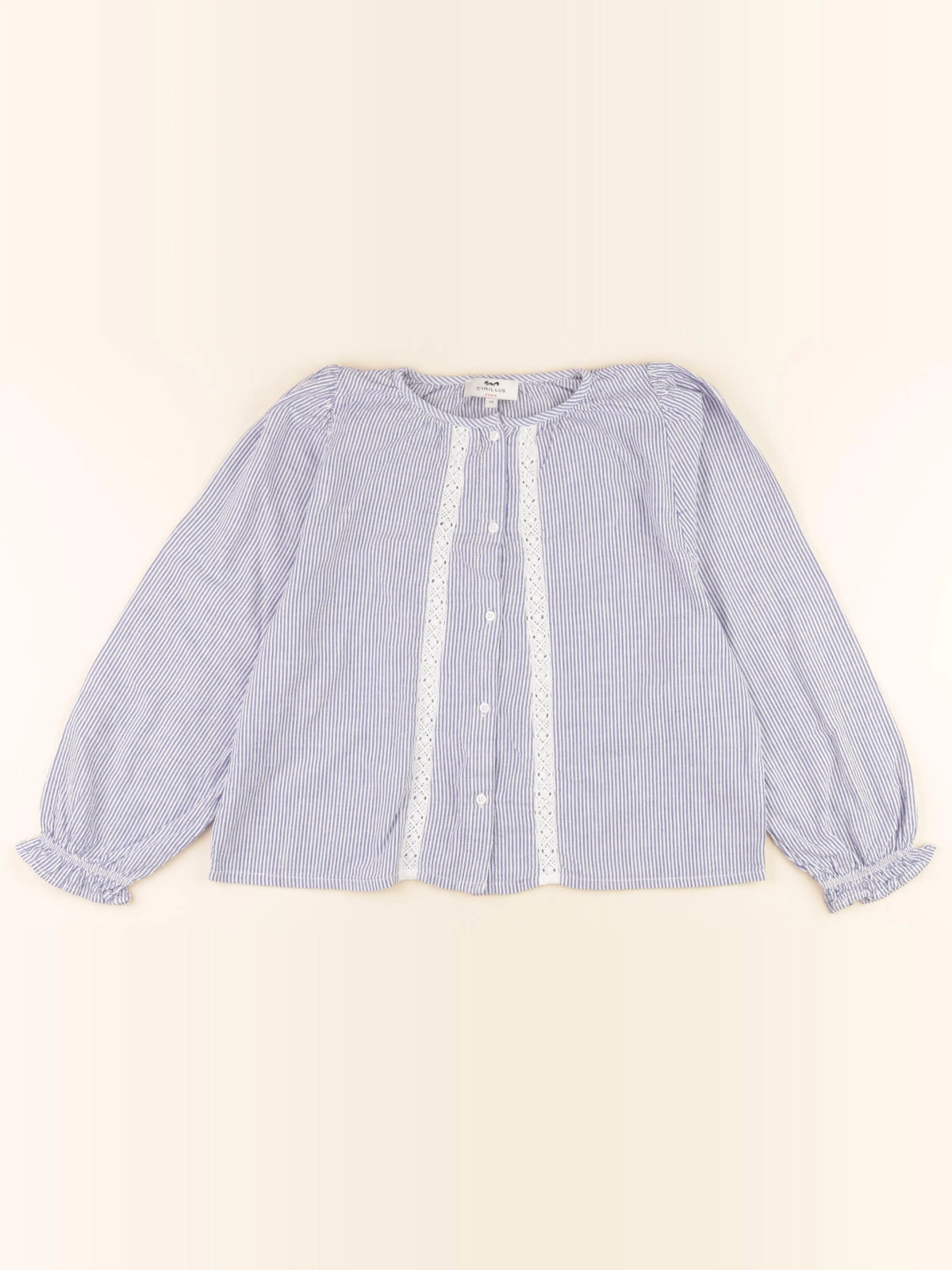 Cyrillus - blouse bleu - 10 ans