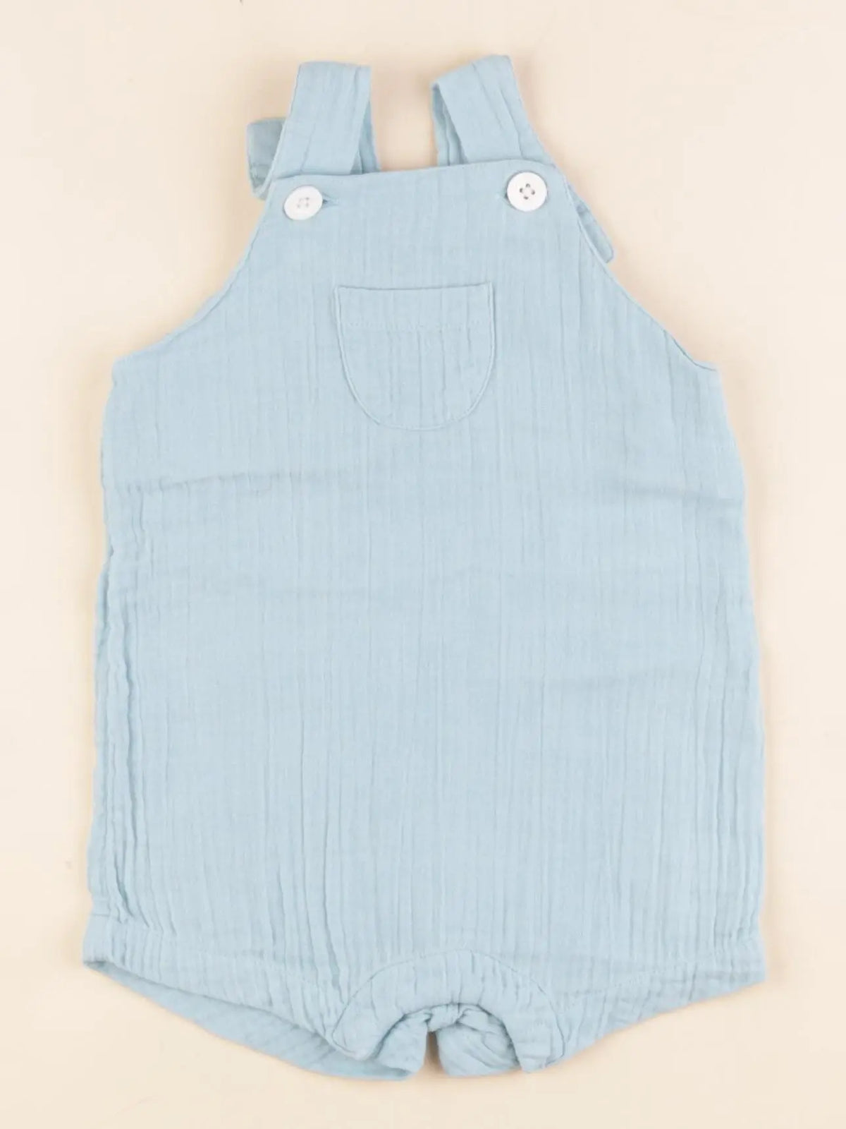 Petit Bateau - salopette bleu - 3 mois