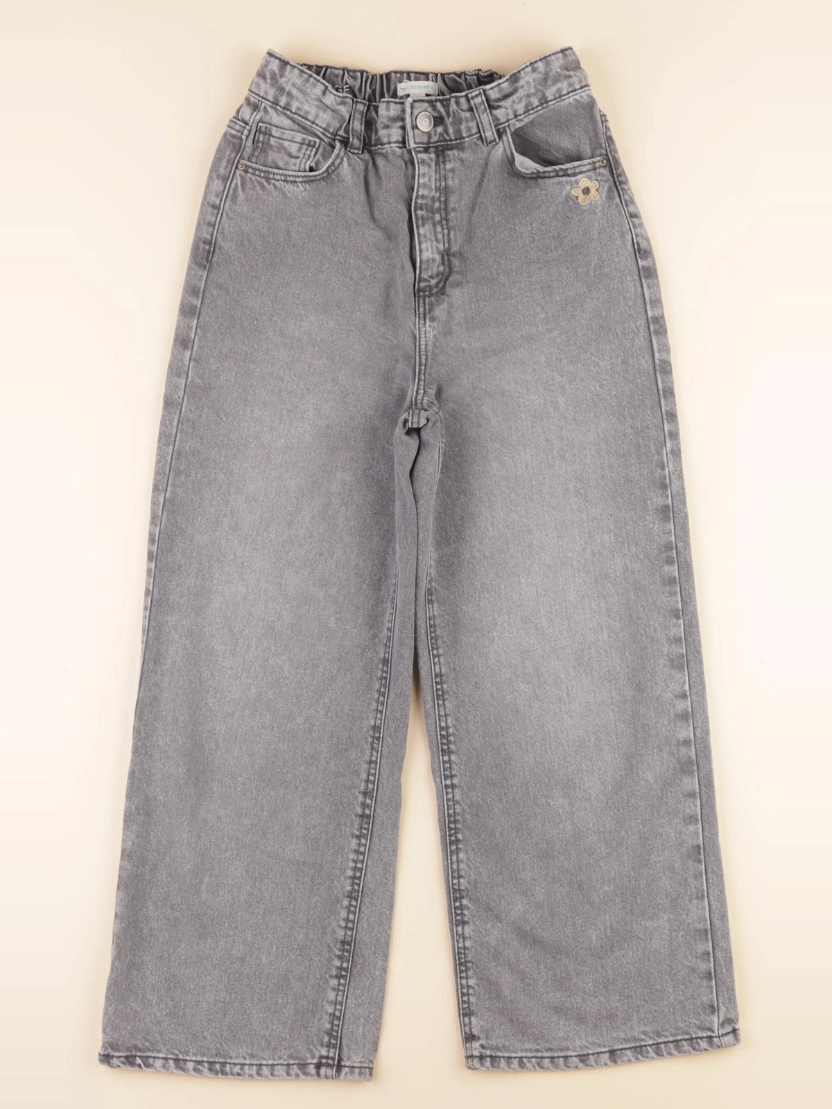 Vertbaudet - jean gris - 10 ans