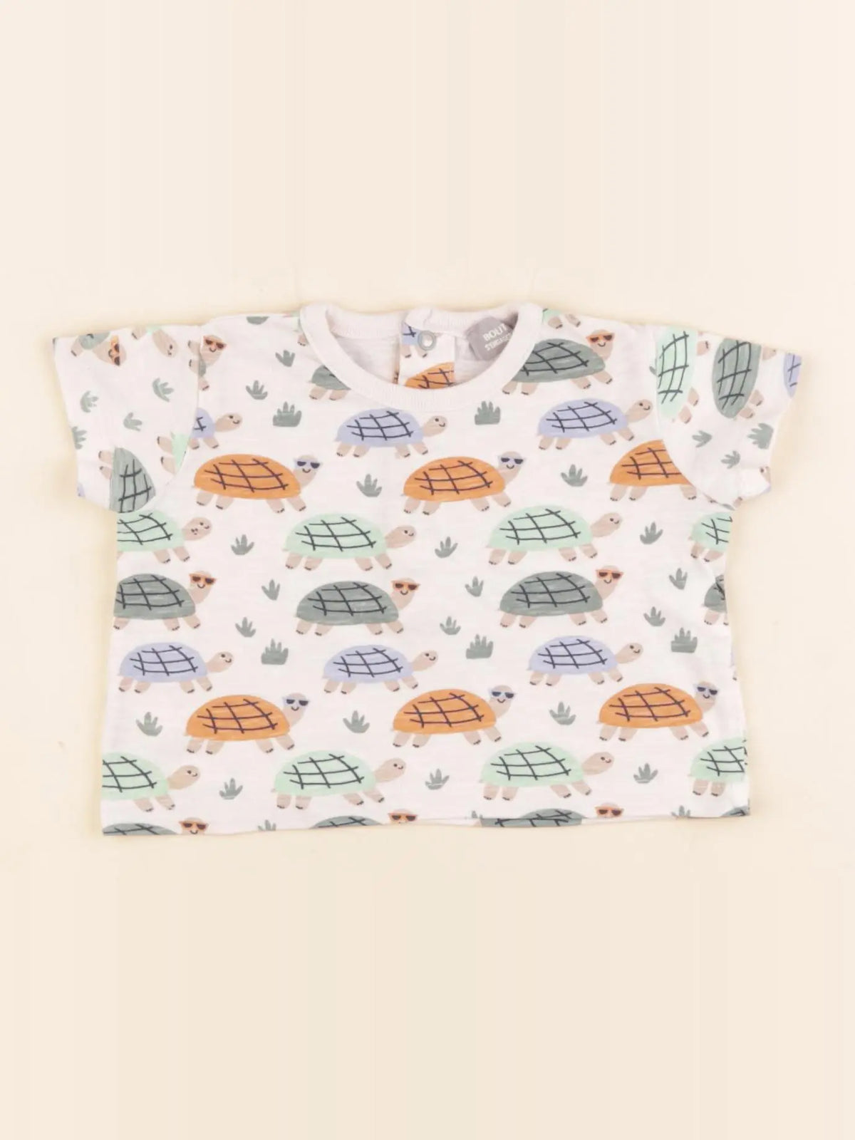 Boutchou - tee-shirt multicolore - 3 mois