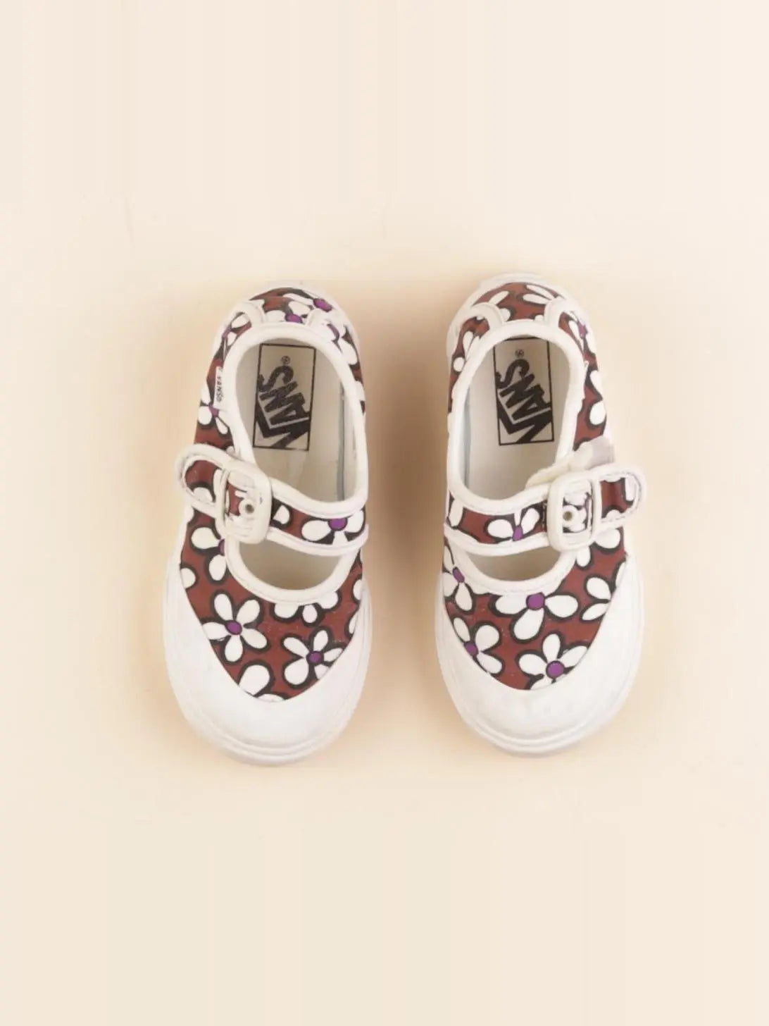 Vans - tennis à scratch/ lacets rose - pointure 25