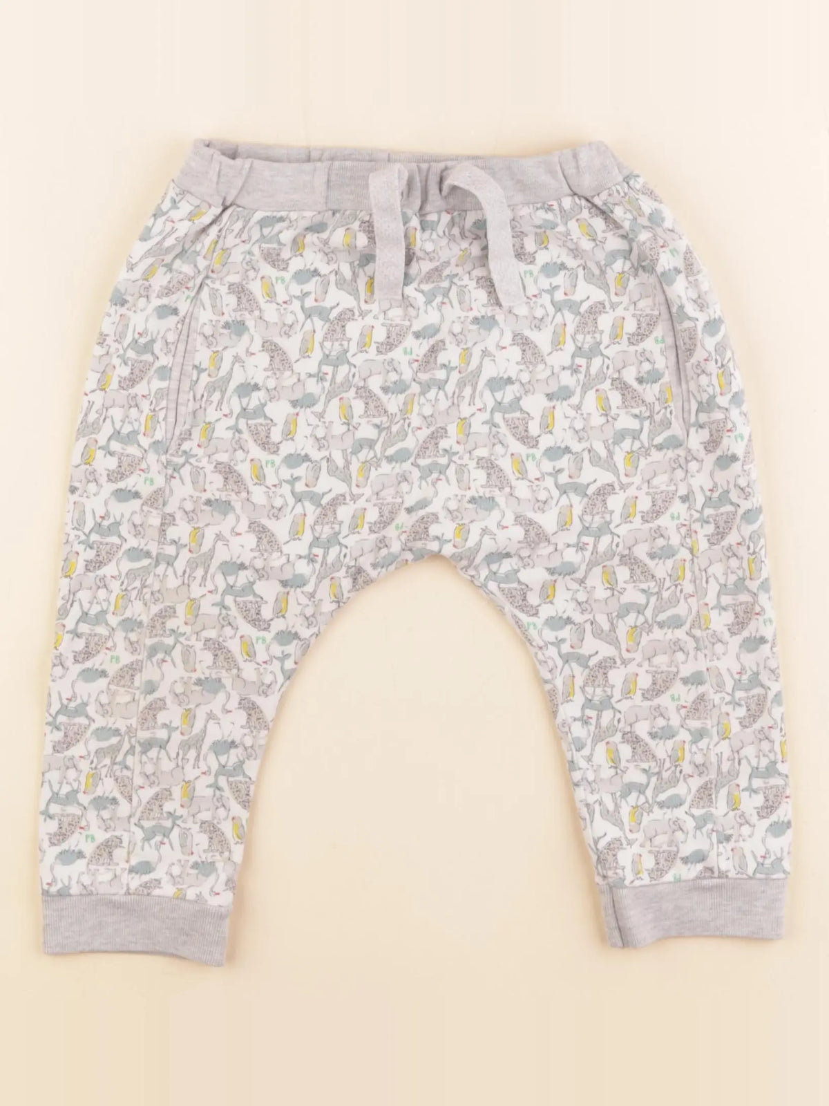 Petit Bateau - sarouel gris - 18 mois