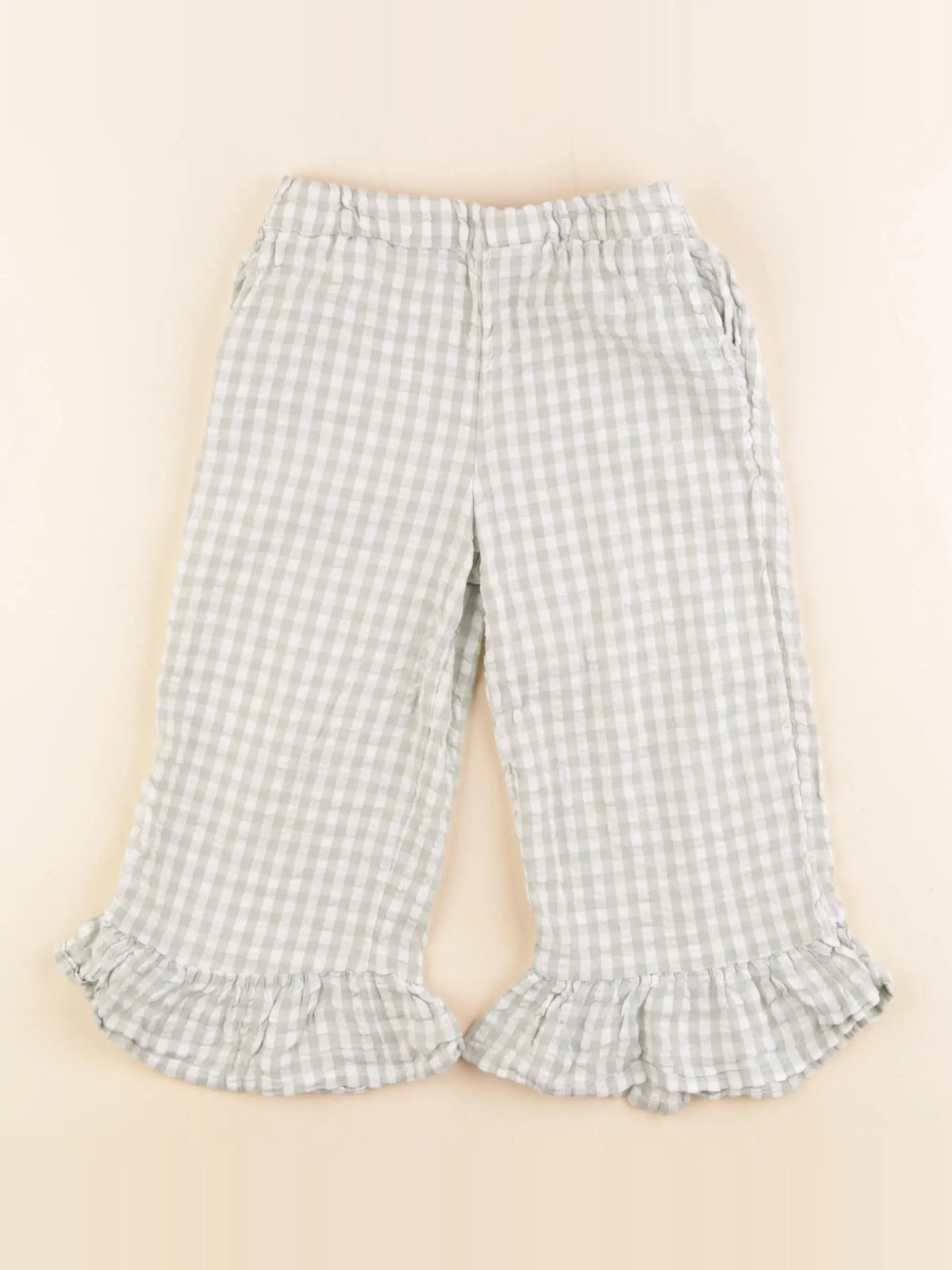 Vertbaudet - pantalon vert - 4 ans