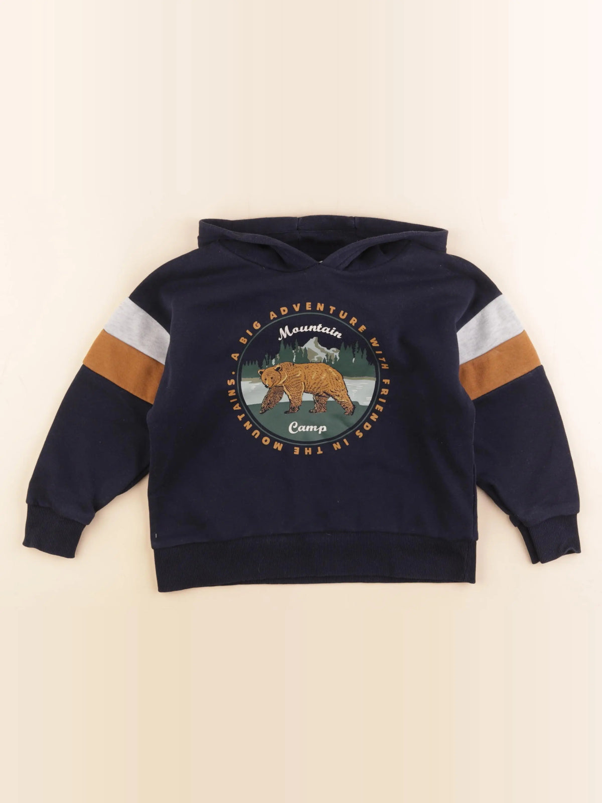 Vertbaudet - sweat bleu - 6 ans
