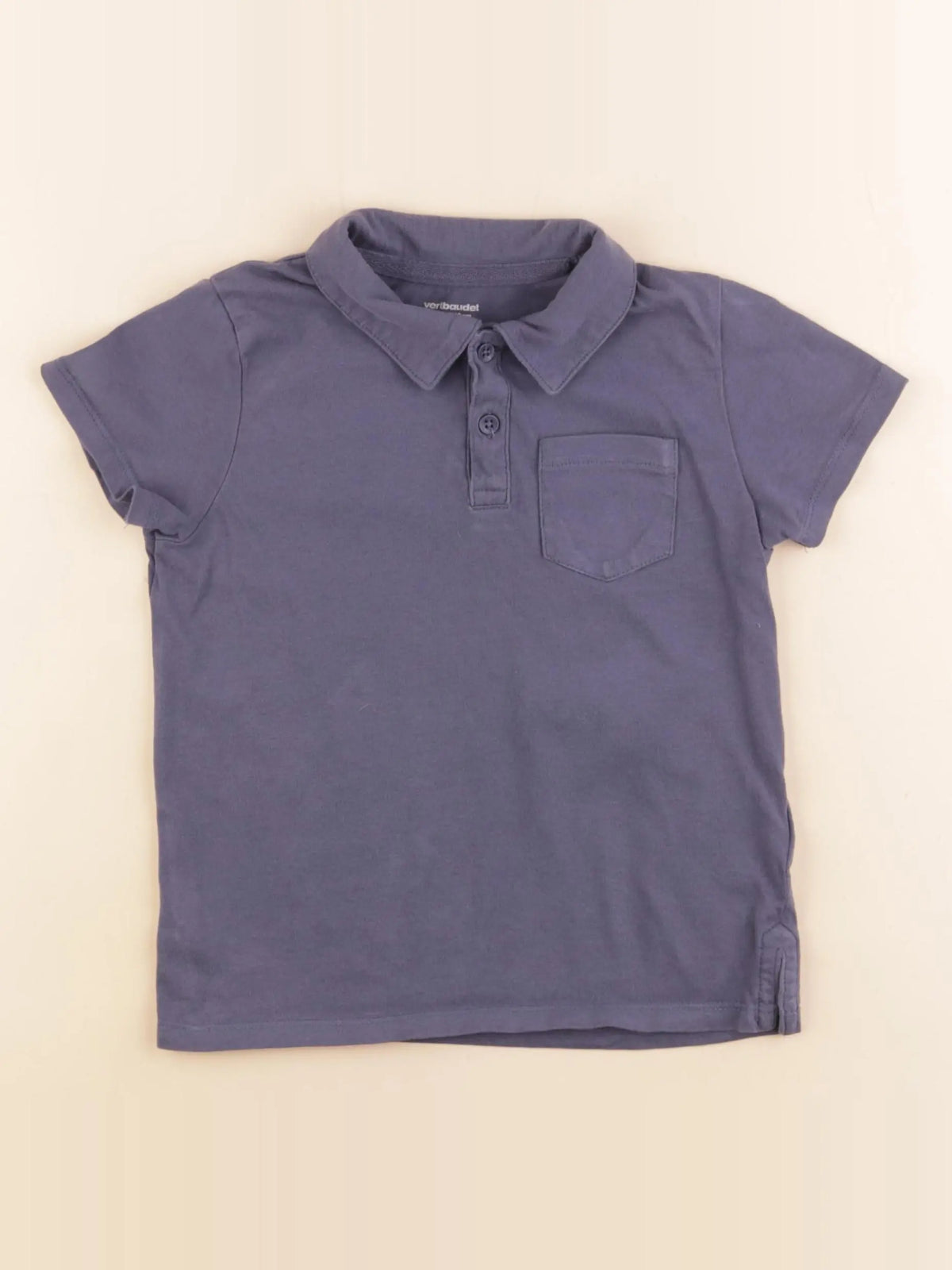 Vertbaudet - polo bleu - 5 ans