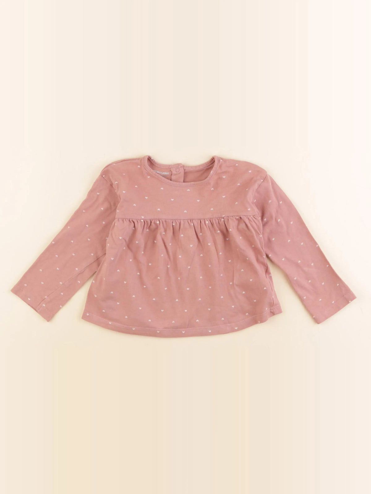 Vertbaudet - tee-shirt rose - 24 mois