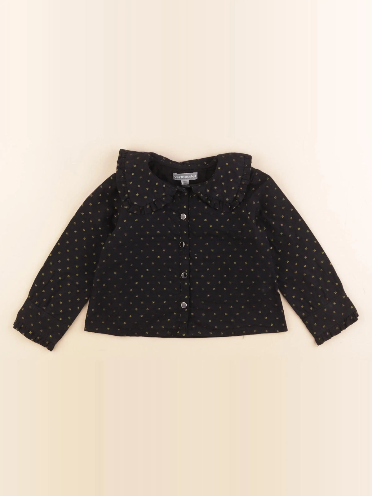 Vertbaudet - blouse noir - 2 ans