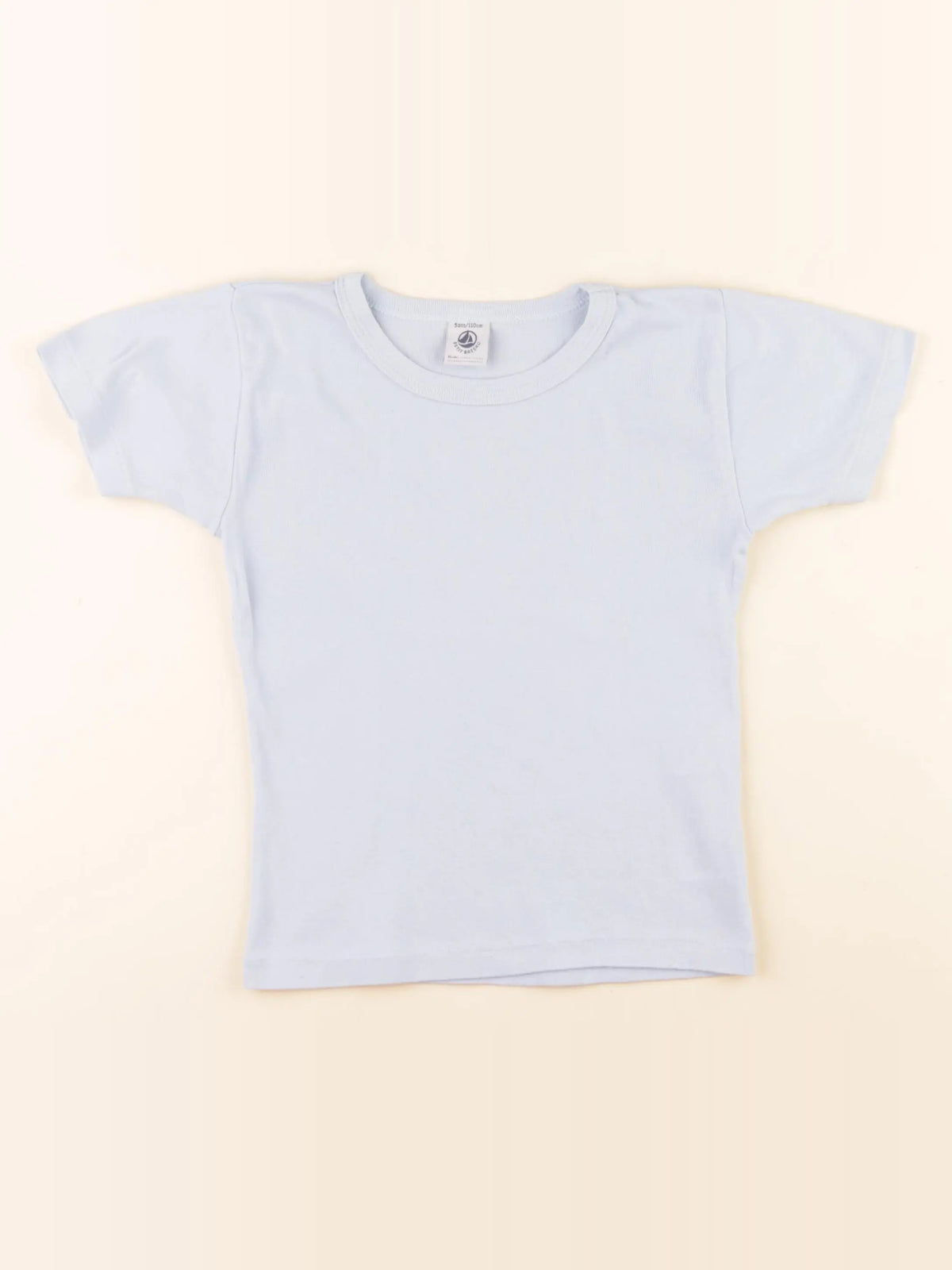 Petit Bateau - maillot de corps bleu - 5 ans