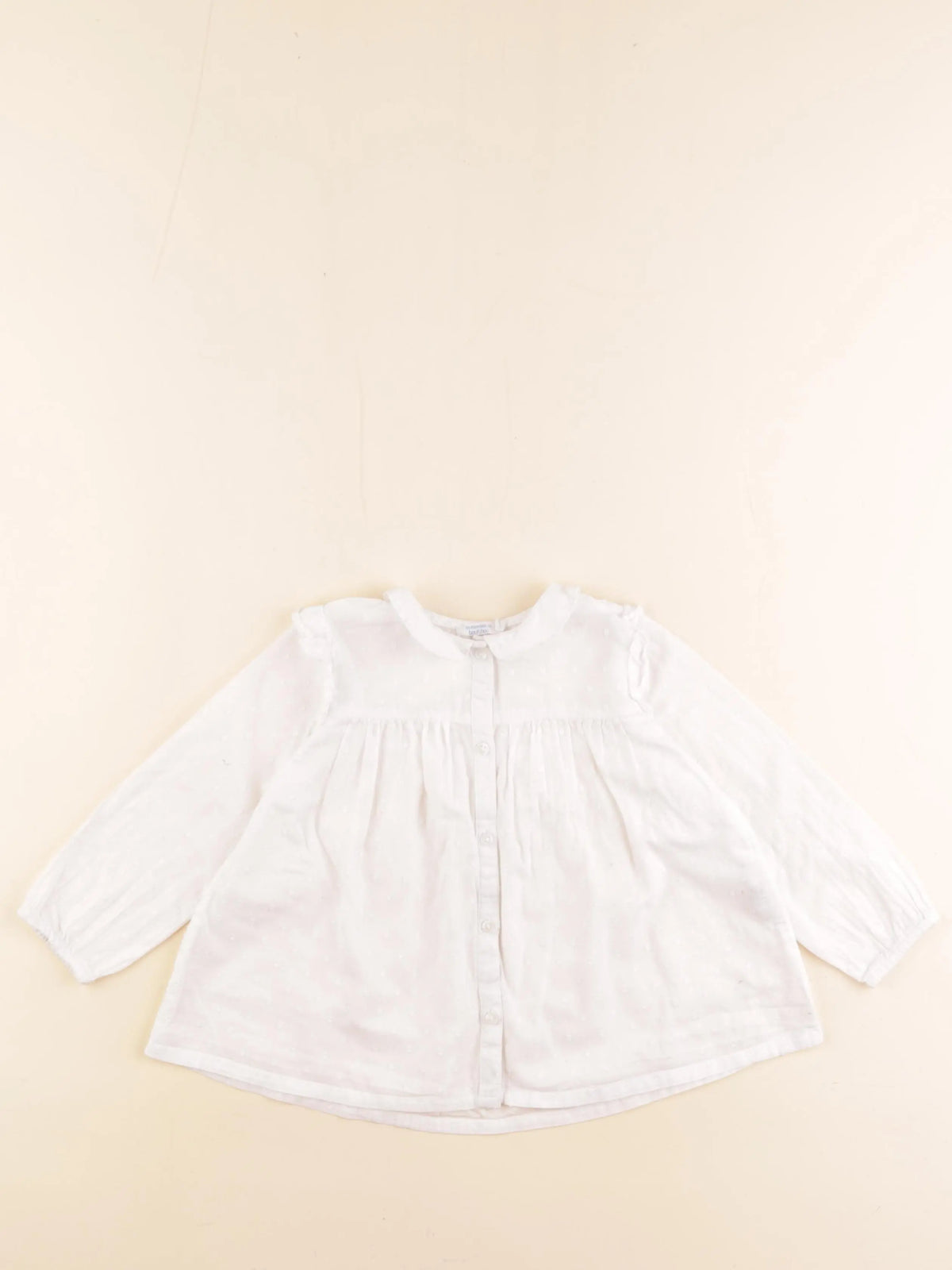 Boutchou - blouse blanc - 24 mois