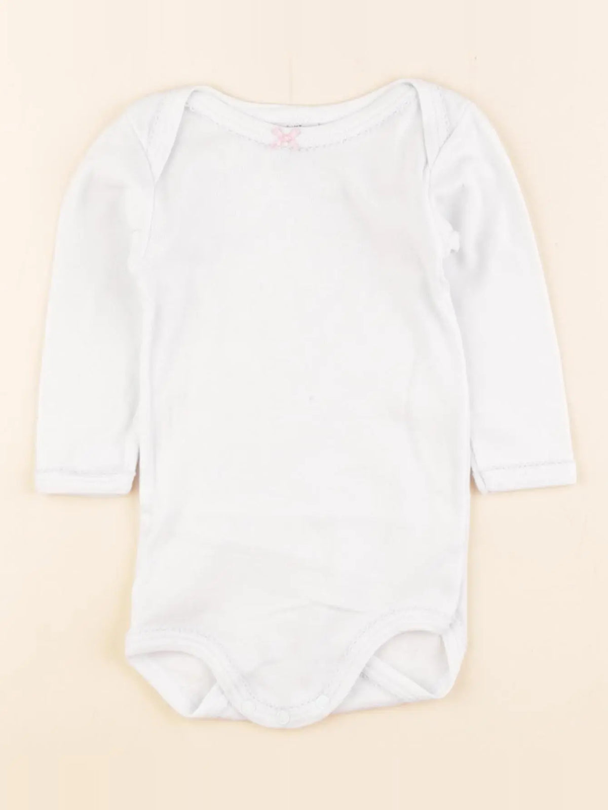 Petit Bateau - body vert - 6 mois