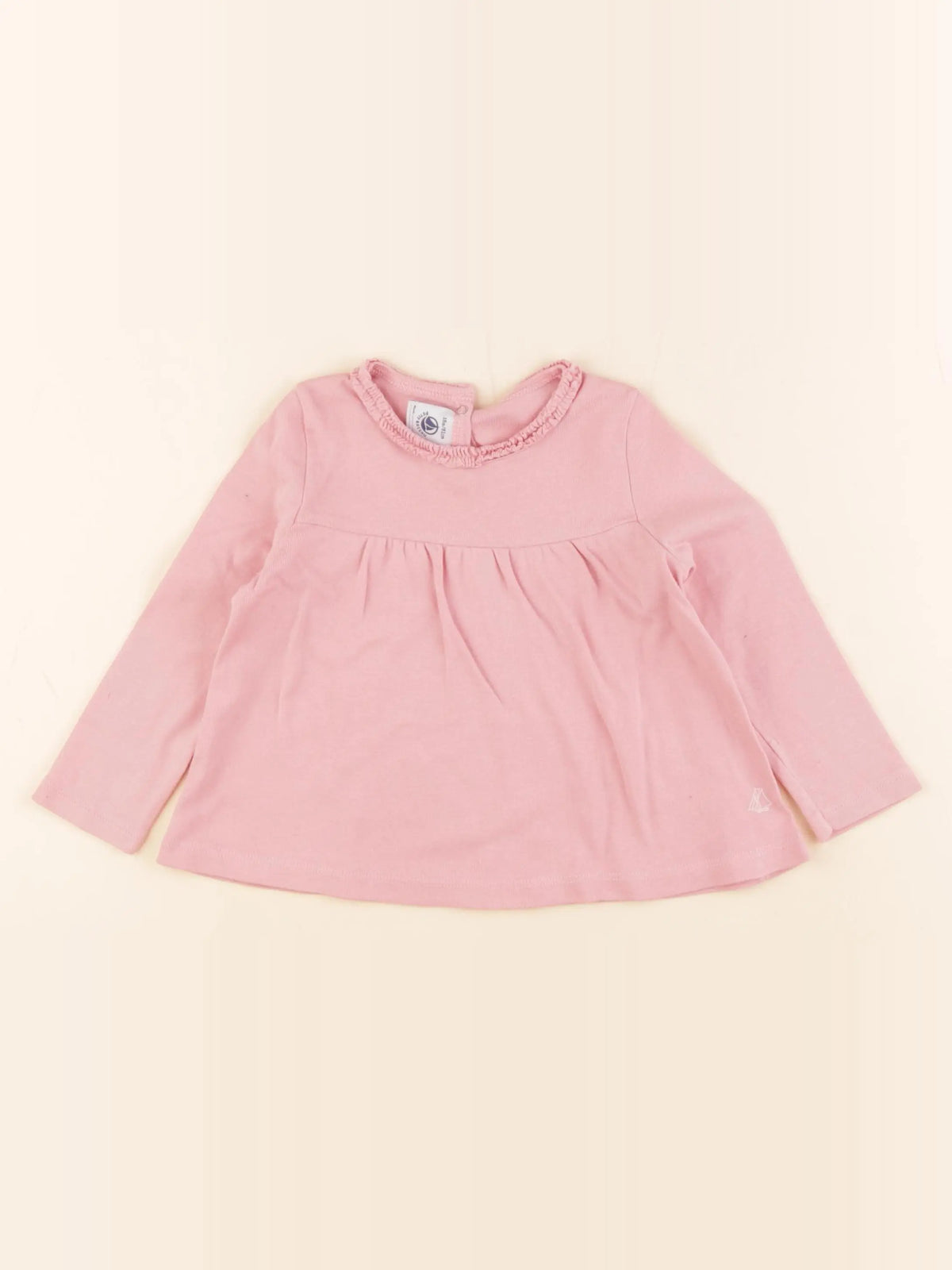 Petit Bateau - tee-shirt rose - 18 mois