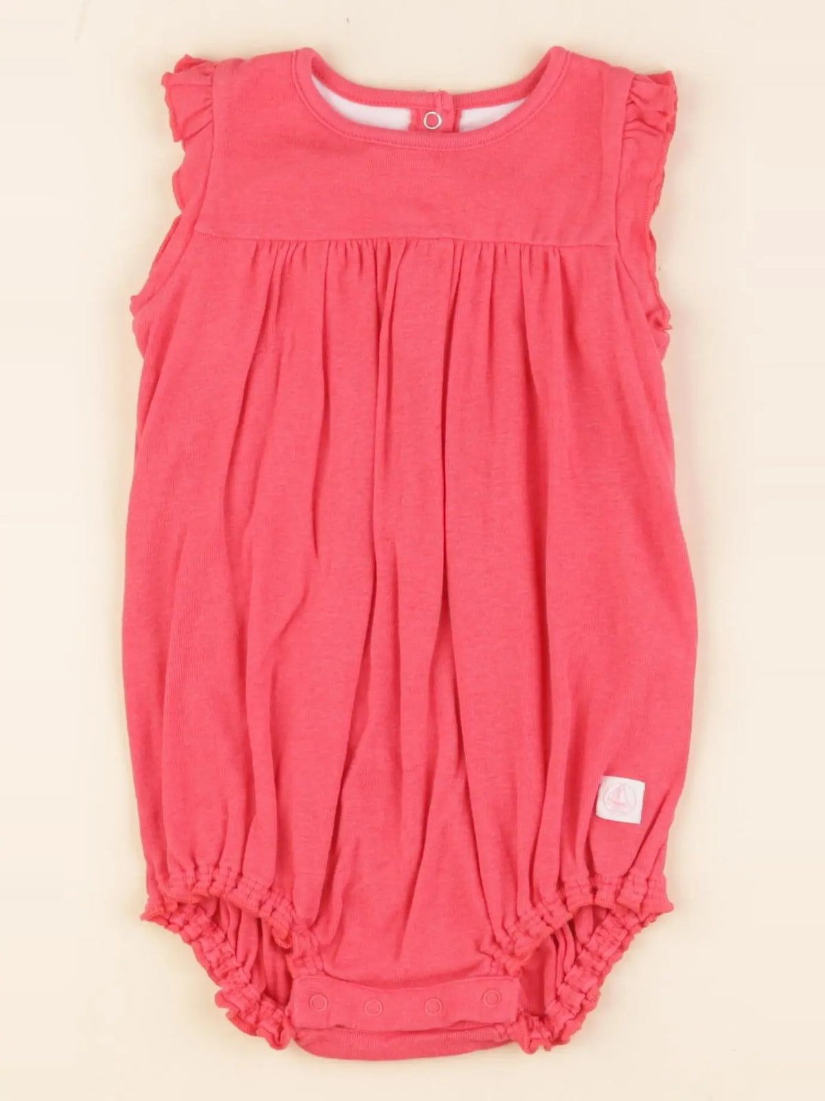 Petit Bateau - combinaison rose - 12 mois