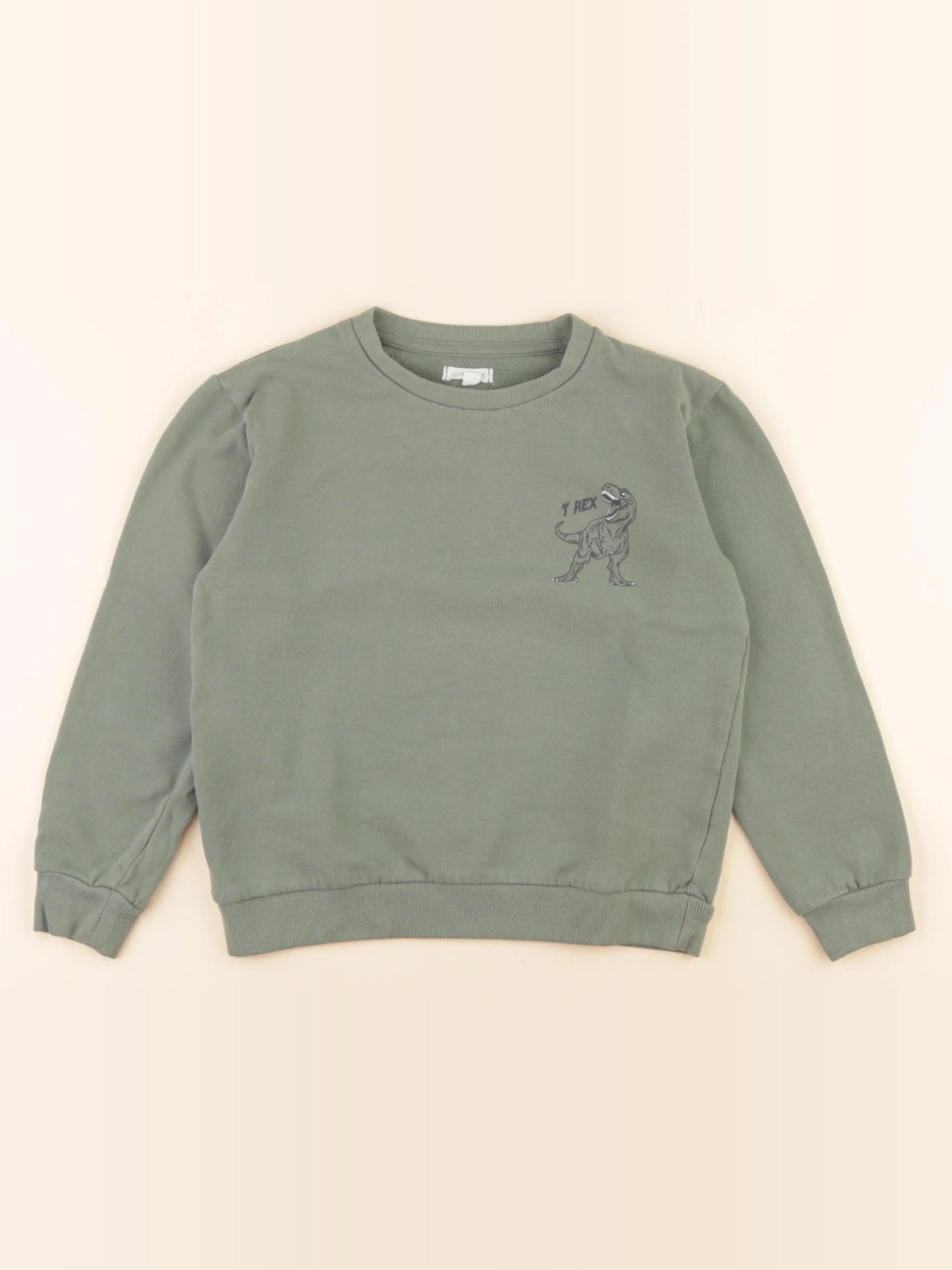 Vertbaudet - sweat vert - 10 ans