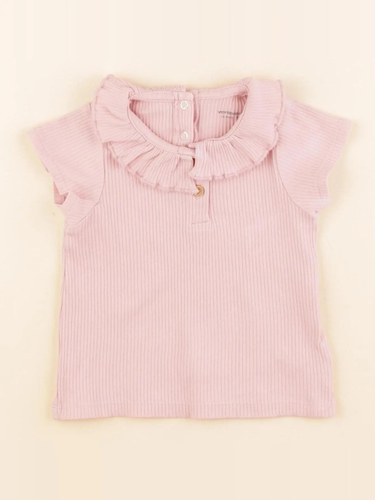 Vertbaudet - tee-shirt rose - 18 mois