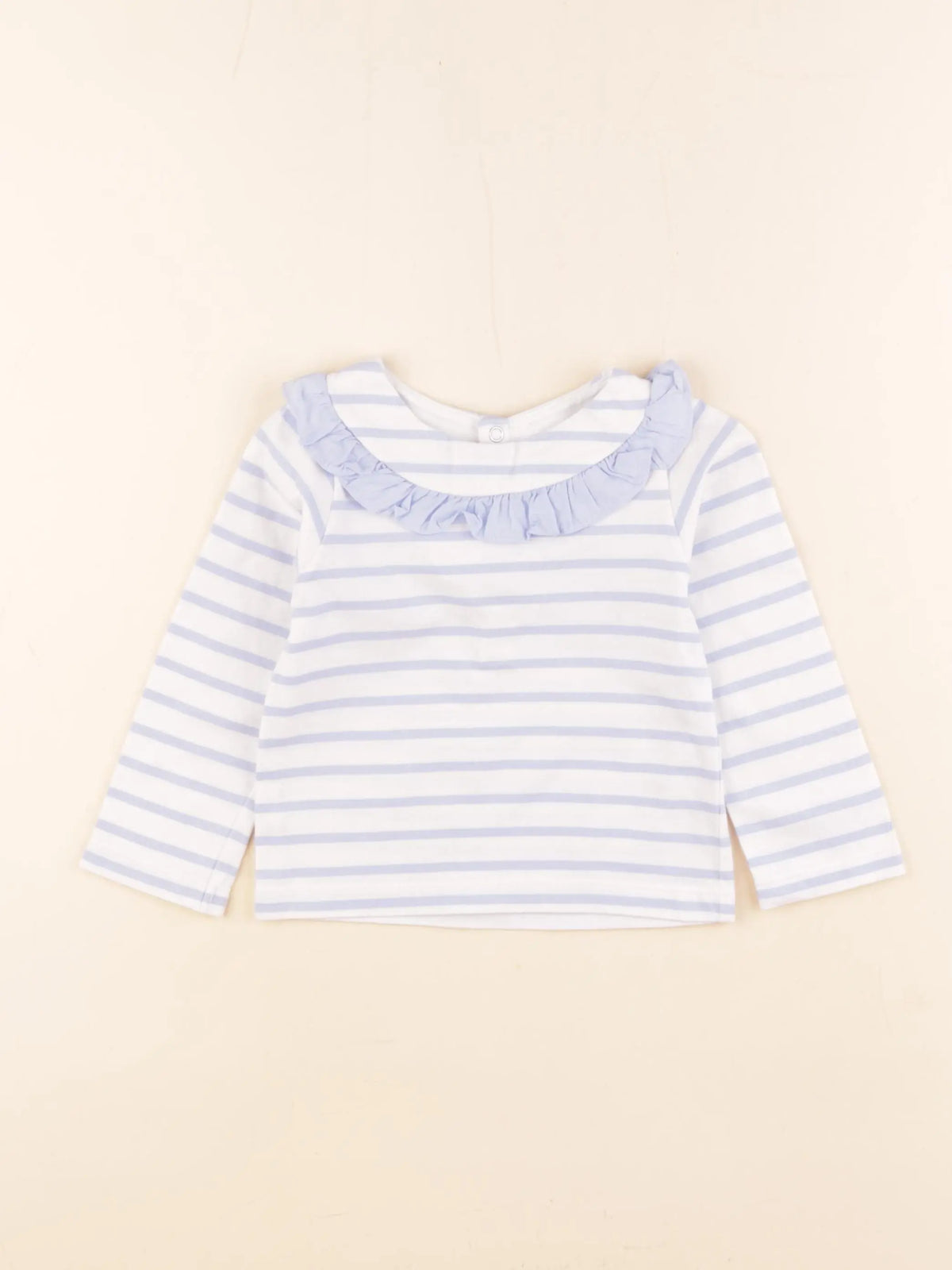 Jacadi - tee-shirt blanc, bleu - 24 mois