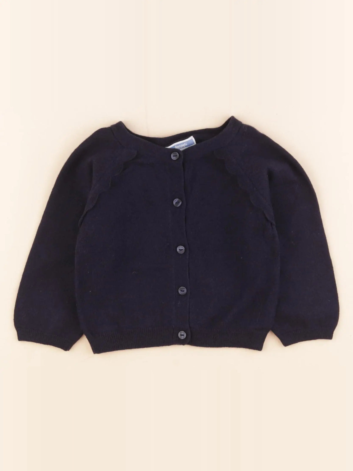 Jacadi - gilet bleu - 18 mois