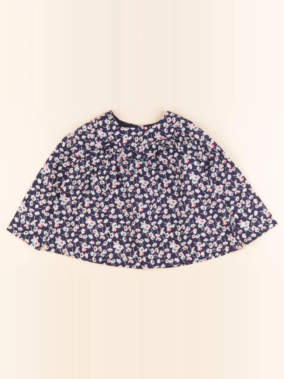 Jacadi - blouse liberty bleu - 36 mois