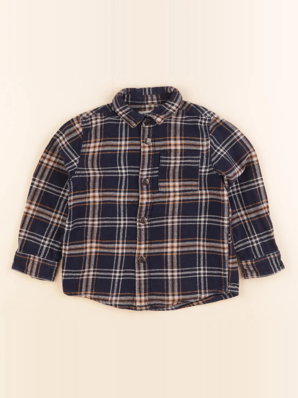 Vertbaudet - chemise bleu - 3 ans