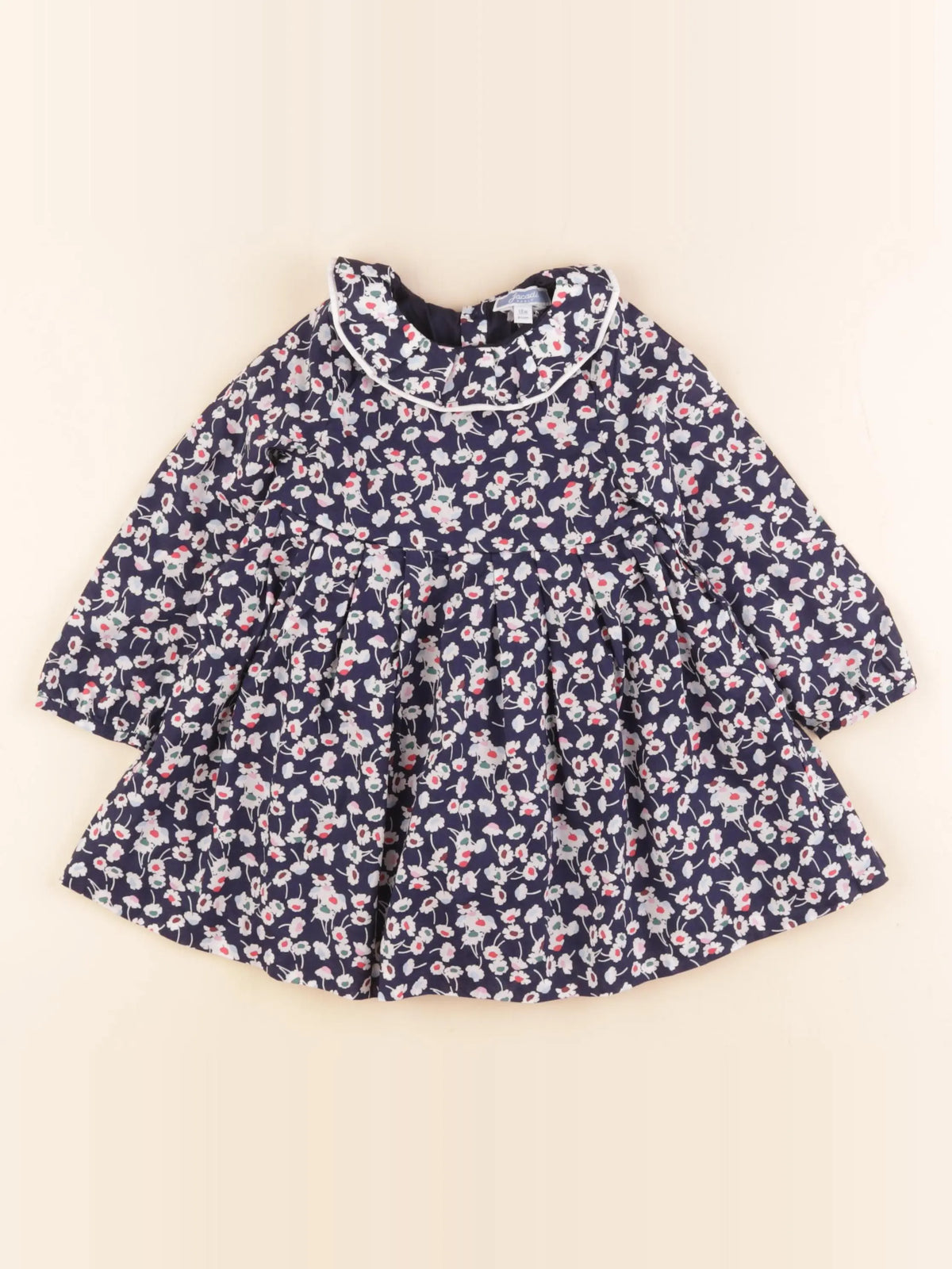 Jacadi - robe liberty bleu - 18 mois