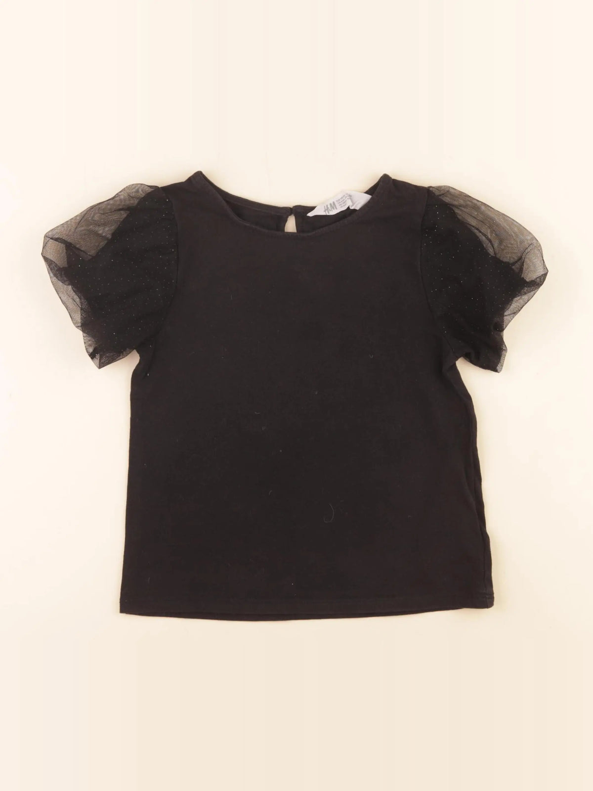 H&M - tee-shirt noir - 5/6 ans