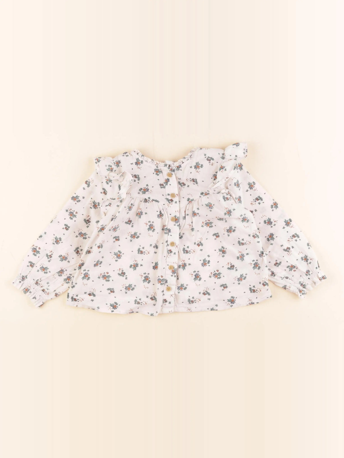 Vertbaudet - blouse beige - 18 mois
