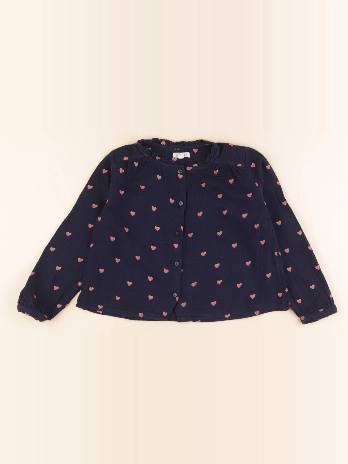 Vertbaudet - blouse bleu - 5 ans