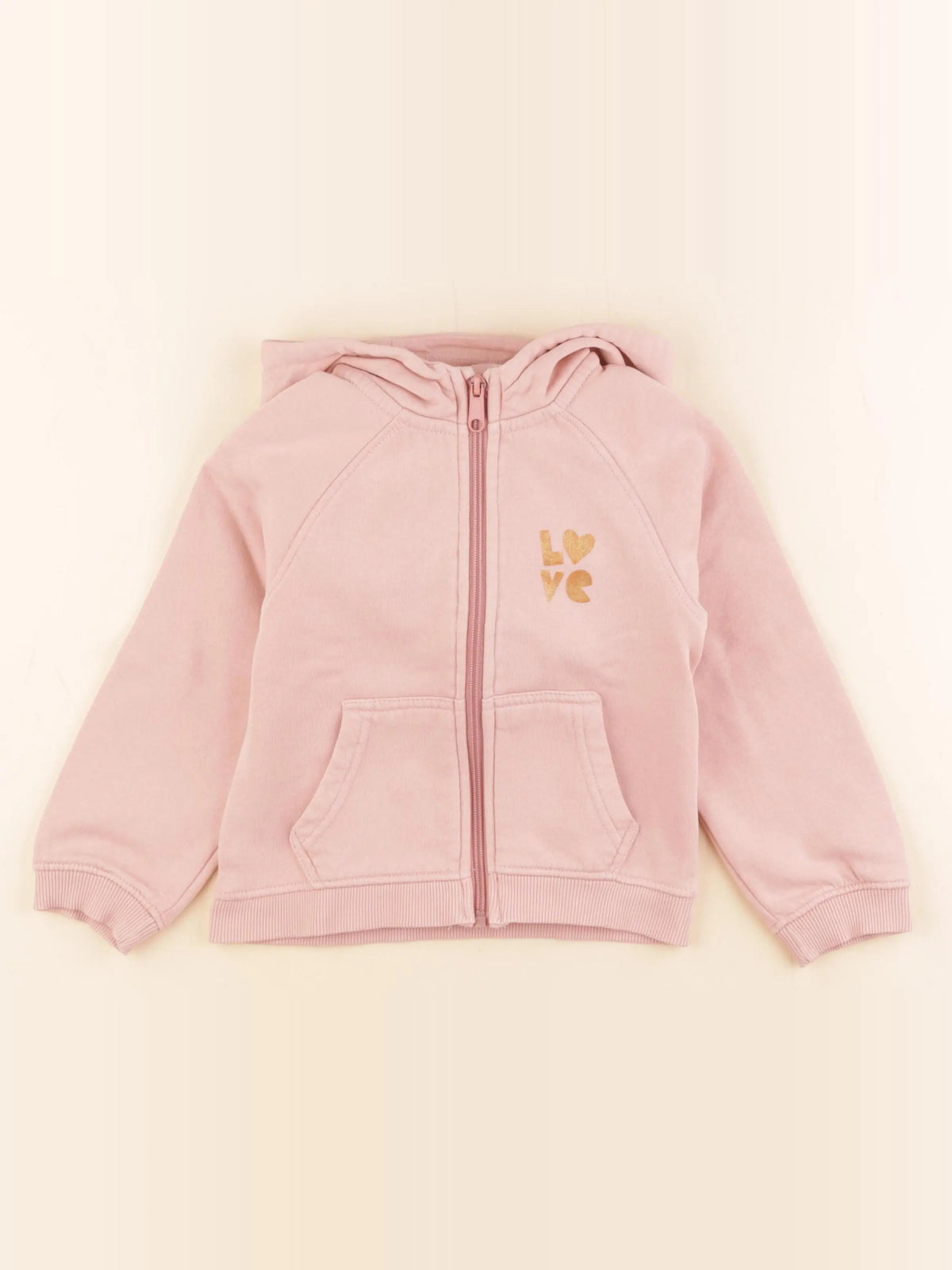 Vertbaudet - sweat rose - 5 ans