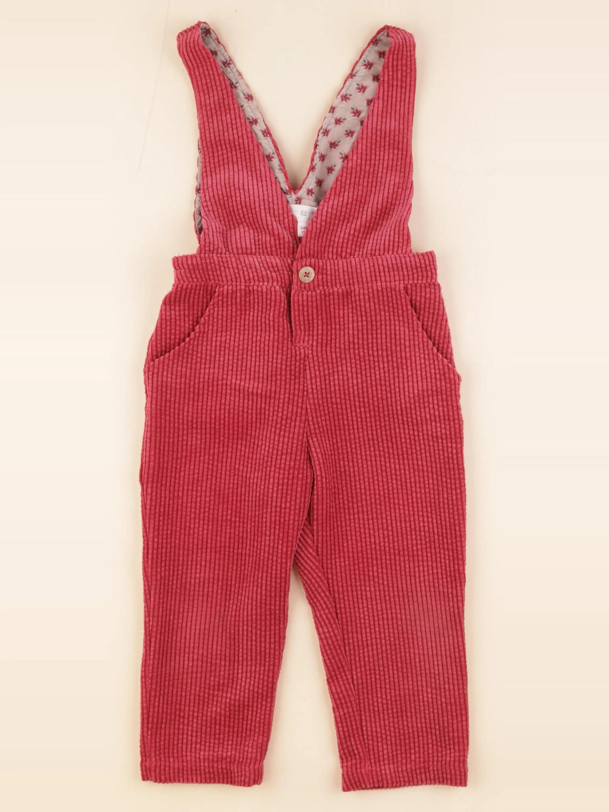 Zara - salopette rose - 2/3 ans
