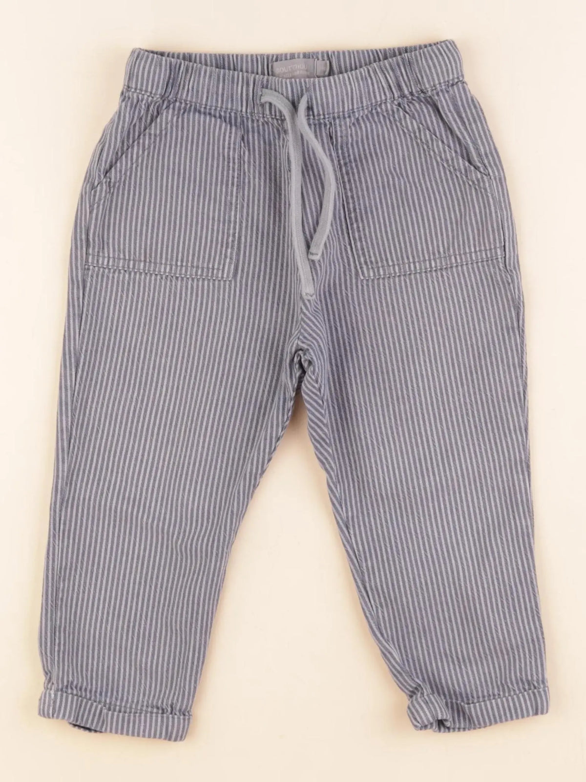 Boutchou - pantalon bleu - 24 mois