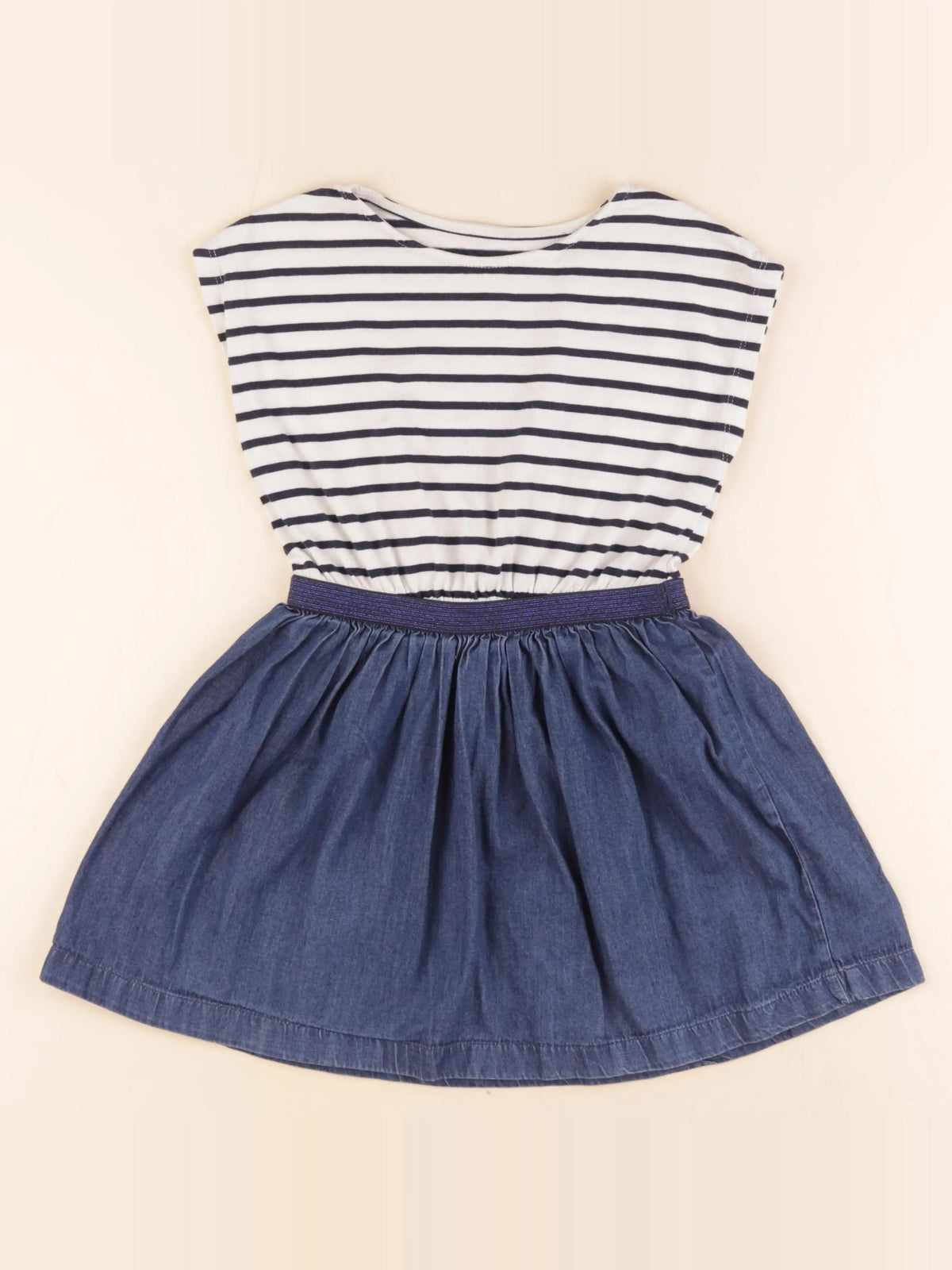 Monoprix - robe bleu - 5 ans