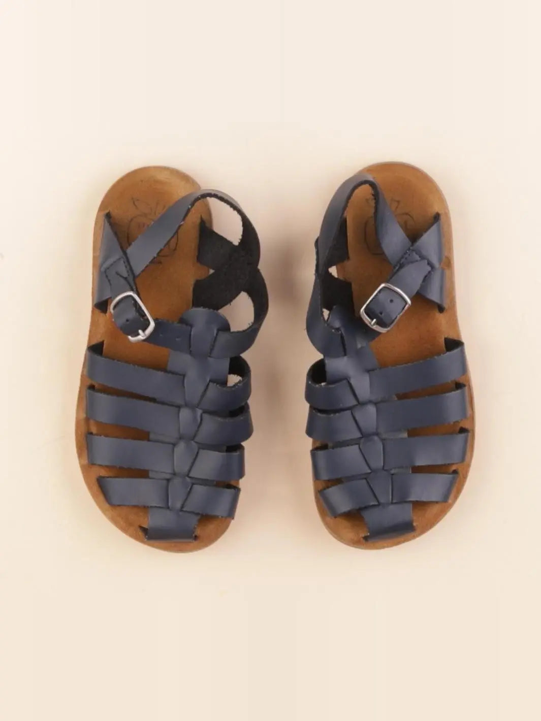 Pom d'Api - sandales bleu - pointure 30