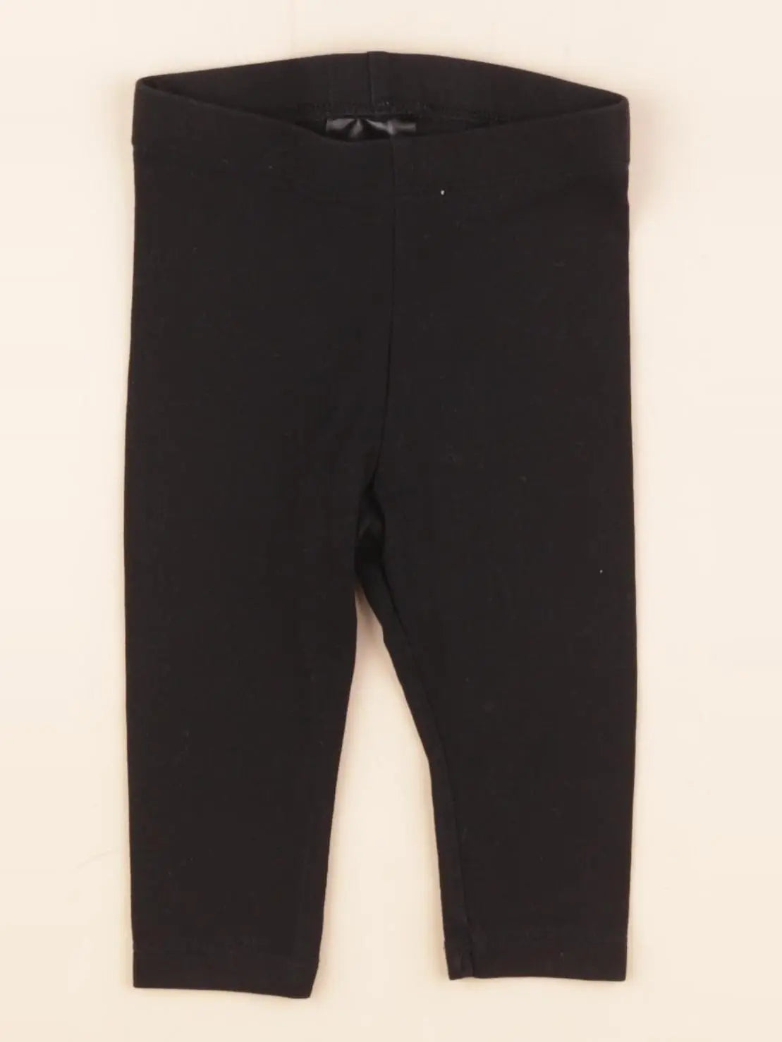 H&M - legging noir - 2/4 mois