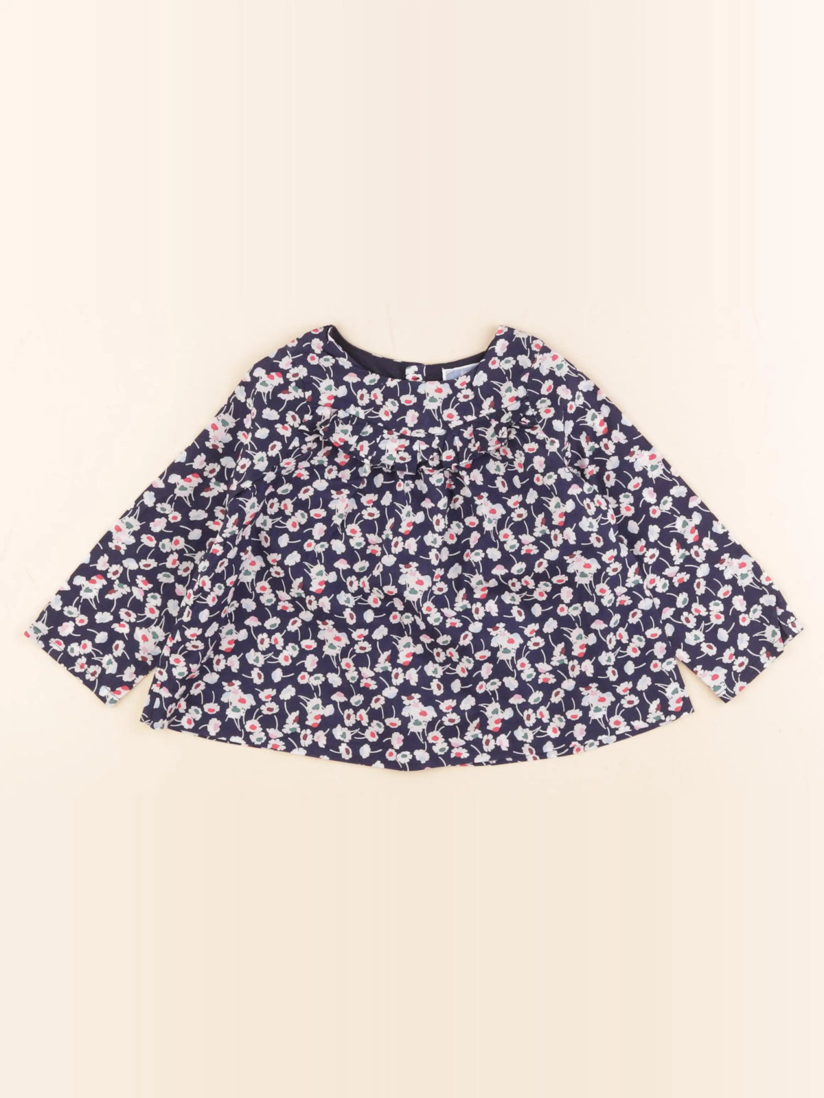 Jacadi - blouse bleu - 18 mois