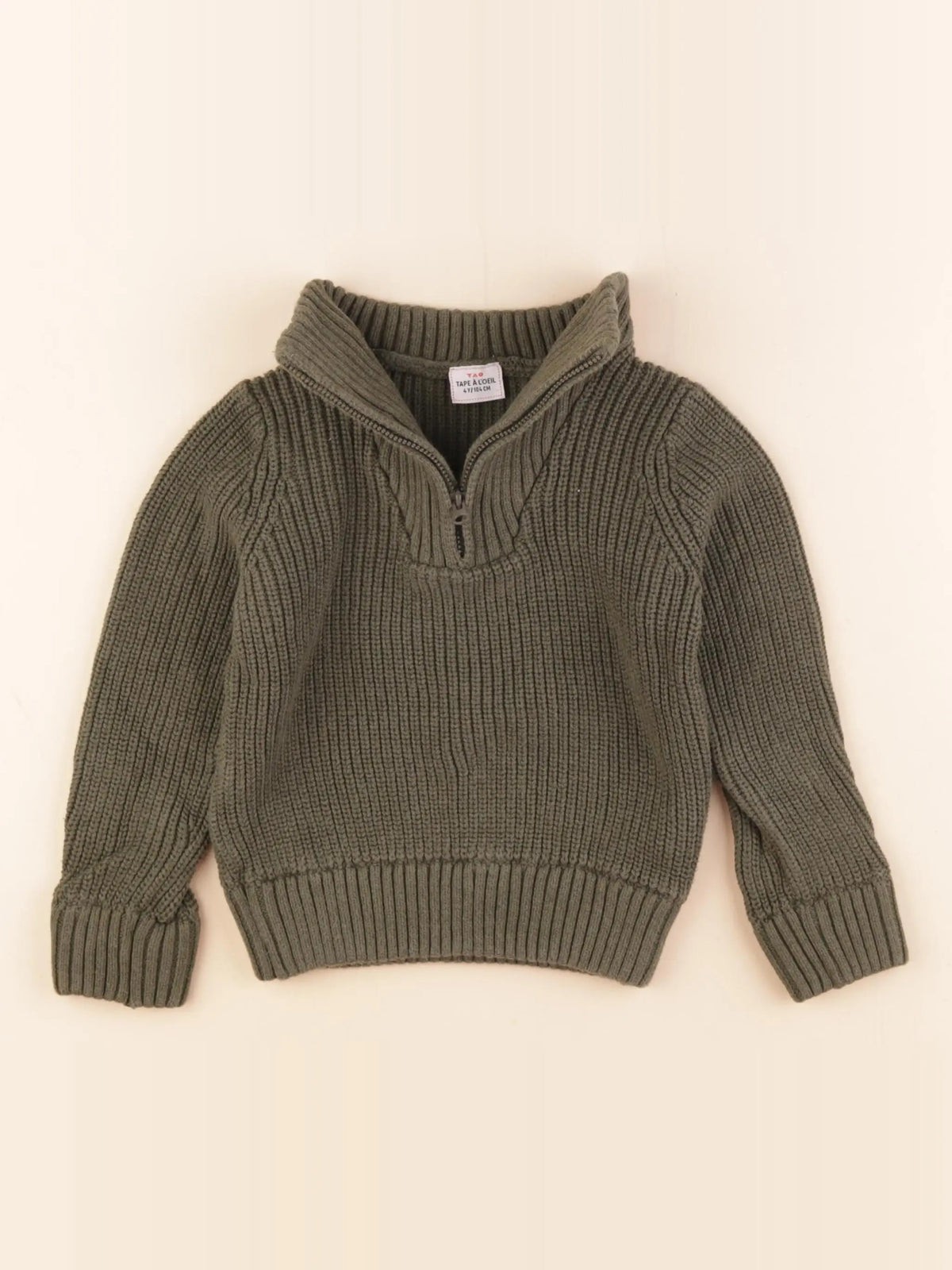Tape à l'oeil - pull vert - 4 ans