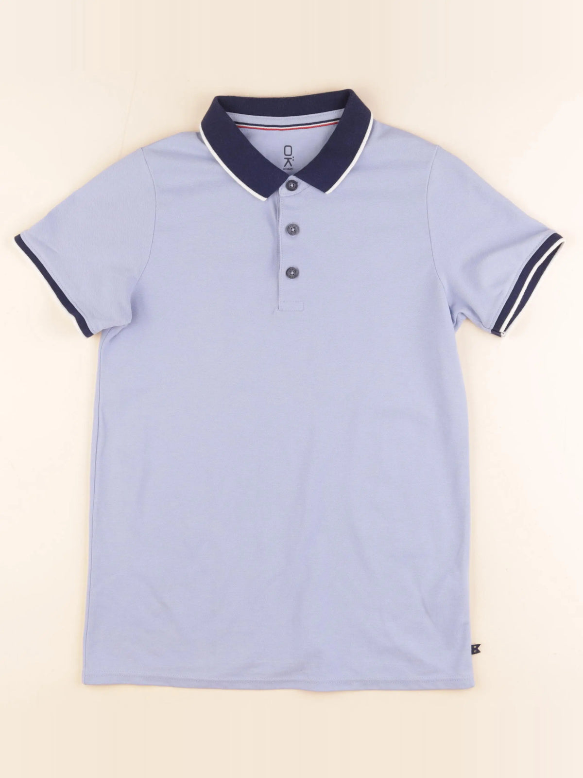 Okaidi - polo bleu - 14 ans
