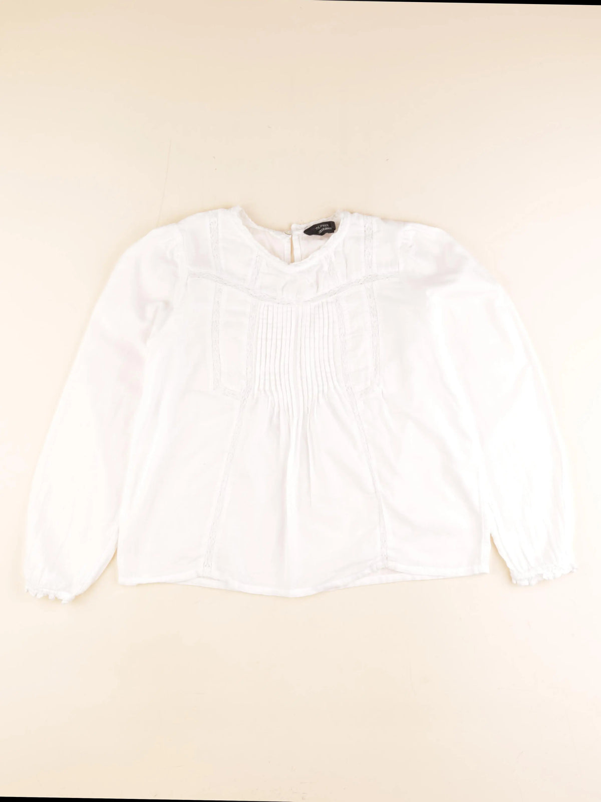 Monoprix - blouse blanc - 12 ans
